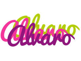 alvaro flowers logo