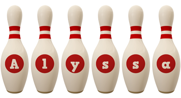 alyssa bowling-pin logo
