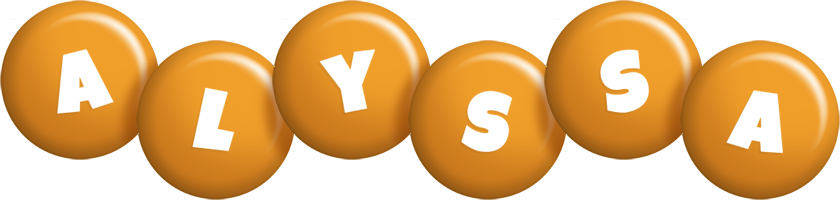 alyssa candy-orange logo