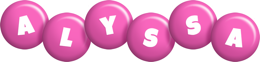 alyssa candy-pink logo