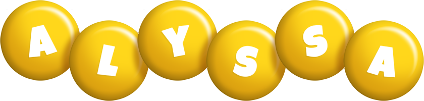 alyssa candy-yellow logo