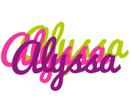 alyssa flowers logo