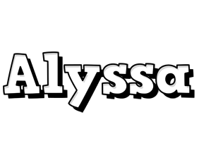 alyssa snowing logo