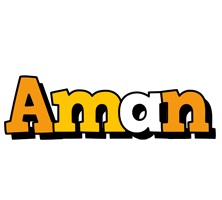 aman cartoon logo