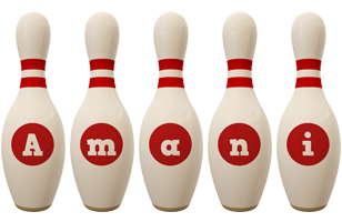 amani bowling-pin logo