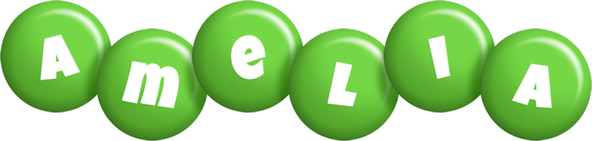 amelia candy-green logo