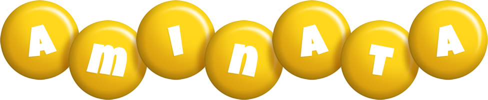 aminata candy-yellow logo