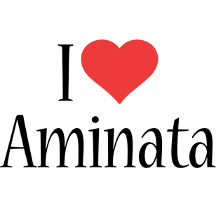 aminata i-love logo