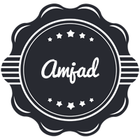 amjad badge logo