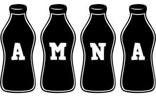 amna bottle logo