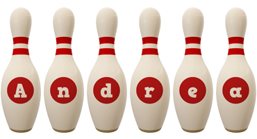 andrea bowling-pin logo