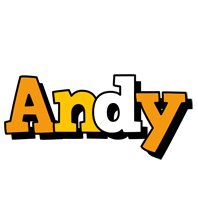 andy cartoon logo