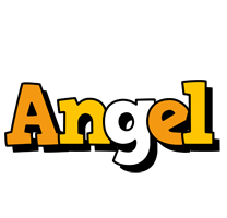 angel cartoon logo