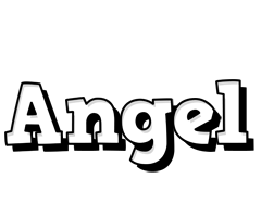 angel snowing logo