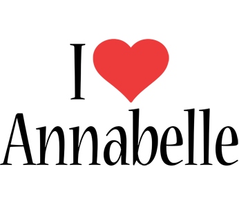 annabelle i-love logo