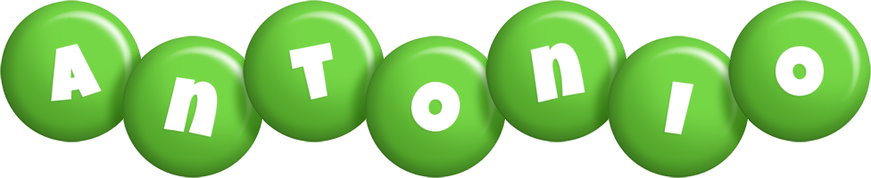 antonio candy-green logo