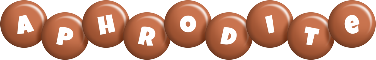 aphrodite candy-brown logo