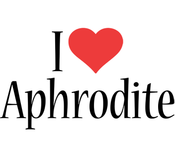 aphrodite i-love logo