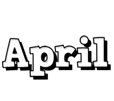 april snowing logo