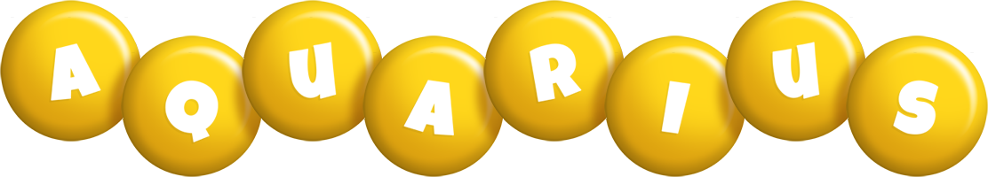 aquarius candy-yellow logo