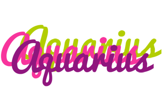 aquarius flowers logo