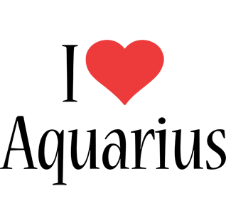 aquarius i-love logo