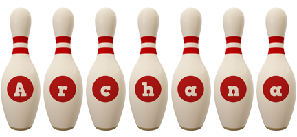 archana bowling-pin logo