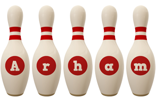 arham bowling-pin logo