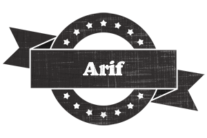 arif grunge logo