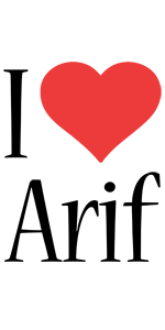 arif i-love logo