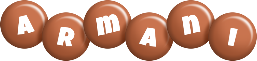 armani candy-brown logo