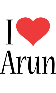 arun i-love logo