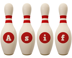 asif bowling-pin logo
