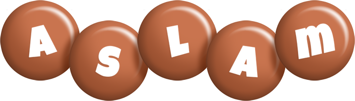 aslam candy-brown logo