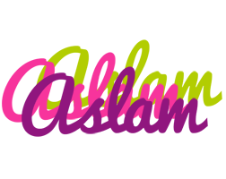 aslam flowers logo