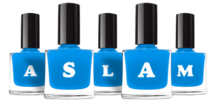 aslam glossy logo