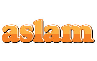 aslam orange logo