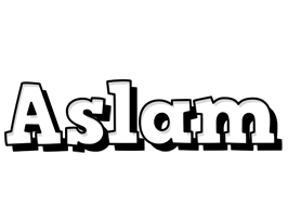 aslam snowing logo