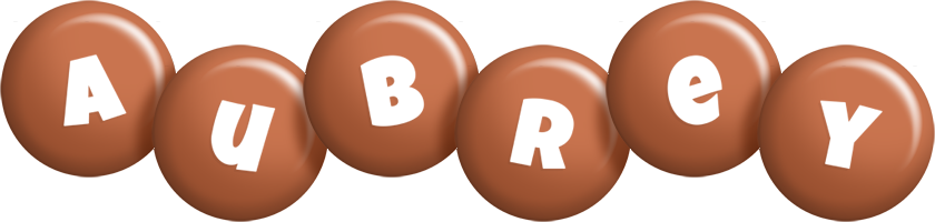 aubrey candy-brown logo