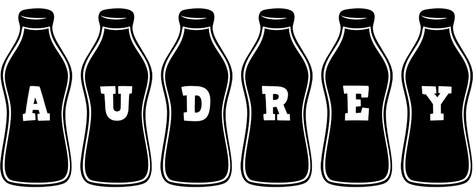 audrey bottle logo