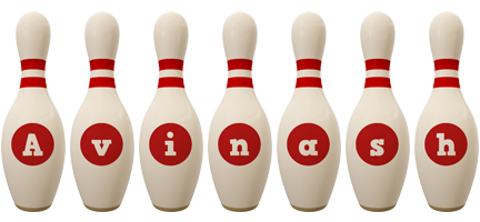 avinash bowling-pin logo