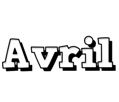 avril snowing logo