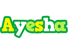 ayesha soccer logo