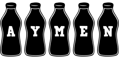 aymen bottle logo