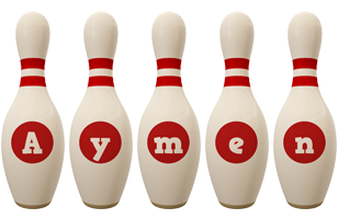 aymen bowling-pin logo