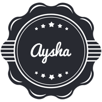aysha badge logo