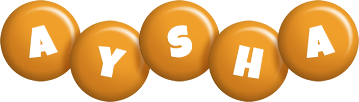 aysha candy-orange logo