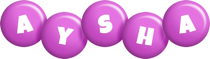 aysha candy-purple logo