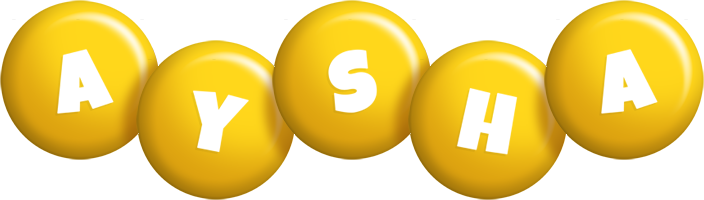 aysha candy-yellow logo