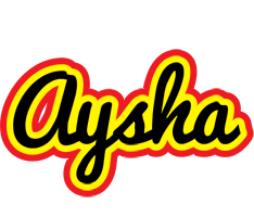 aysha flaming logo